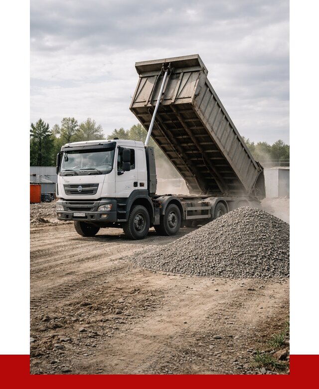 Доставка самосвалом 40 кубов в Ульяновске от 9257 р. | ПРОНЕРУДУлн