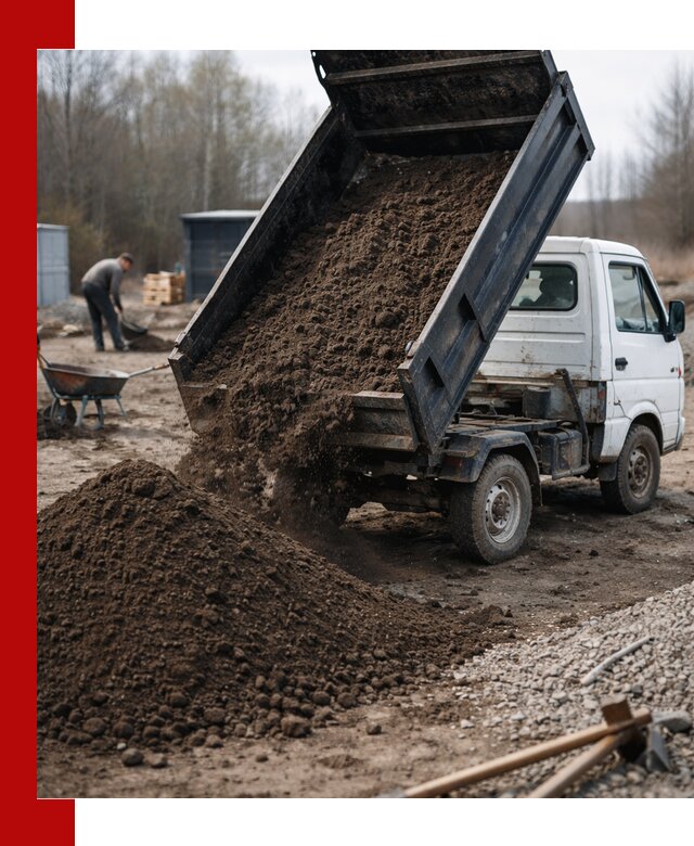 Аренда минисамосвала в Ульяновске для доставки сыпучих материалов