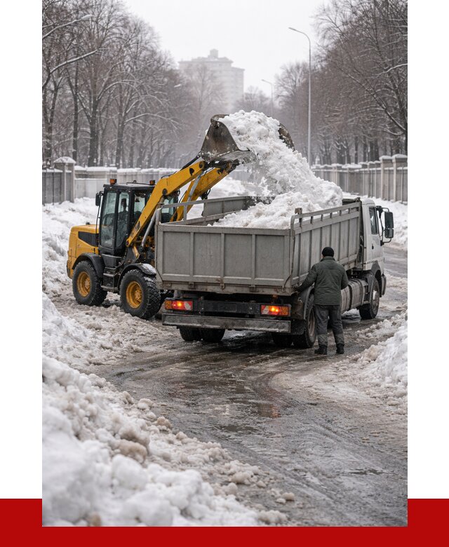 Вывоз снега с погрузкой в Ульяновске от 3600 р. ПРОНЕРУДУлн