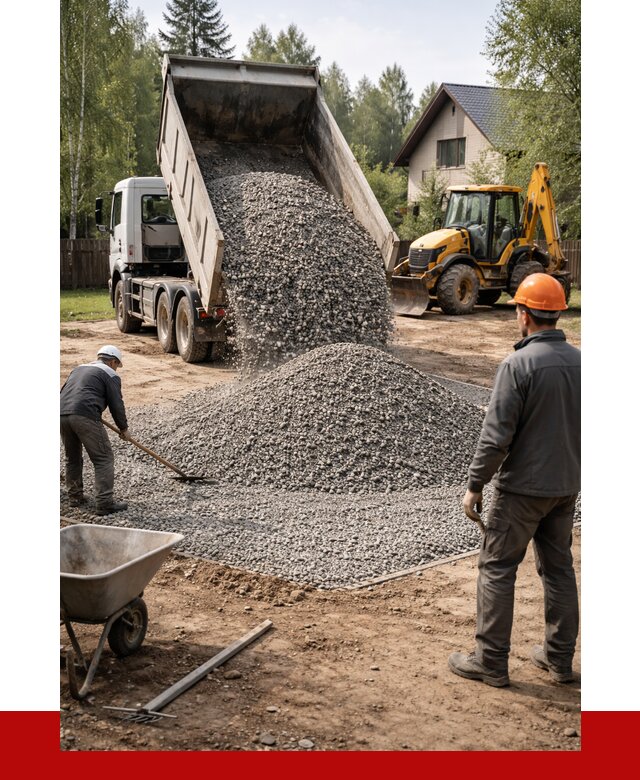 Отсыпка участка щебнем в Ульяновске от 6685 р. ПРОНЕРУДУлн