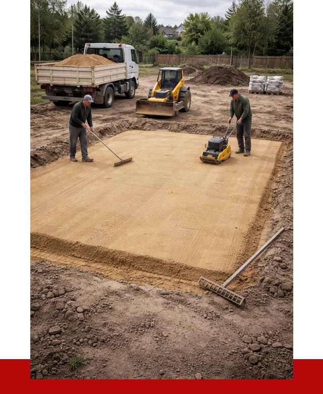 Устройство песчаной подушки в Ульяновске от 4628 р. ПРОНЕРУДУлн